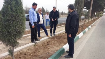 بازدید میدانی فرماندار و شهردار قدس از پروژه‌های عمرانی شهرداری