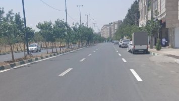 احیای خط‌کشی محوری معابر شهرقدس در راستای ارتقای ایمنی ترافیکی