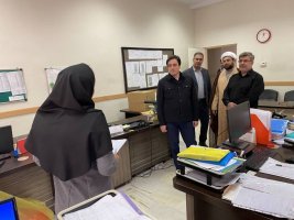 بازدید سرزده فرماندار شهرستان شهریار از شبکه بهداشت و درمان این شهرستان 